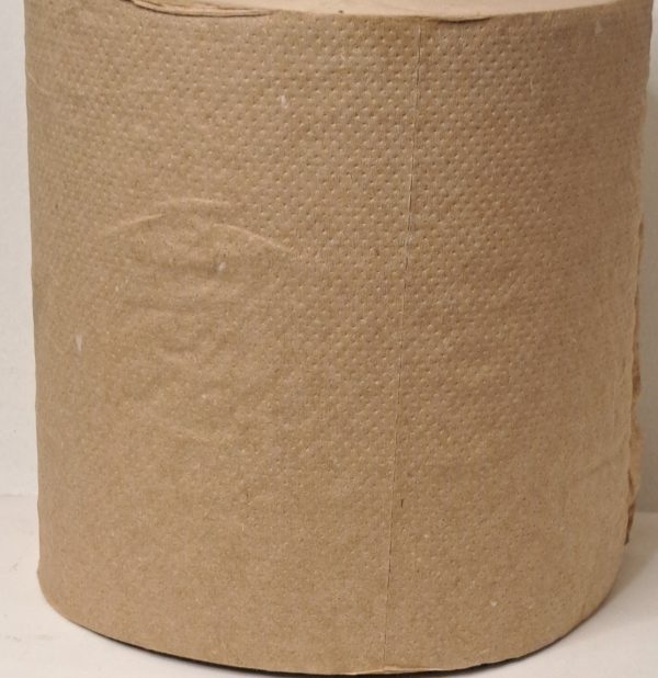 EcoNatural Kraft Centrefeed Roll 2ply Embossed