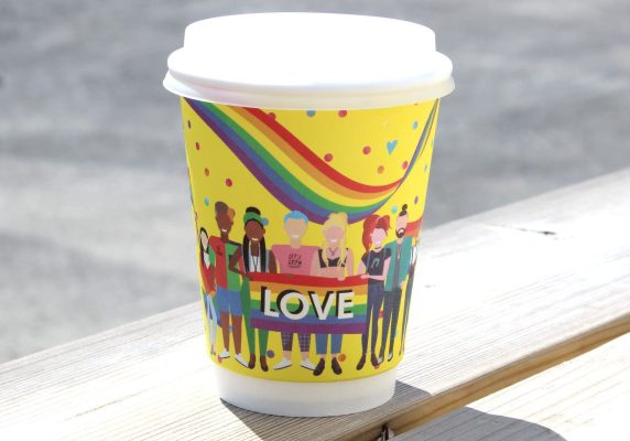Catex.ie 12oz Love Hot Cup Double Wall Cups.