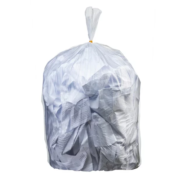 Clear Refuse Sack Bag On Rolls 26 x 44 - Catex.ie