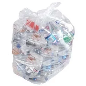 Clear Refuse Sack Bag On Rolls 26 x 44 - Catex.ie