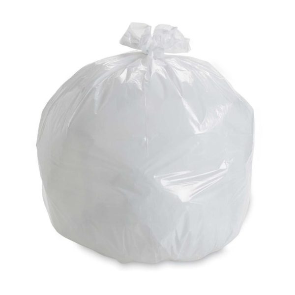 White Bin Bag Liner - Swing / Office - On Rolls 25x30 - Catex.ie